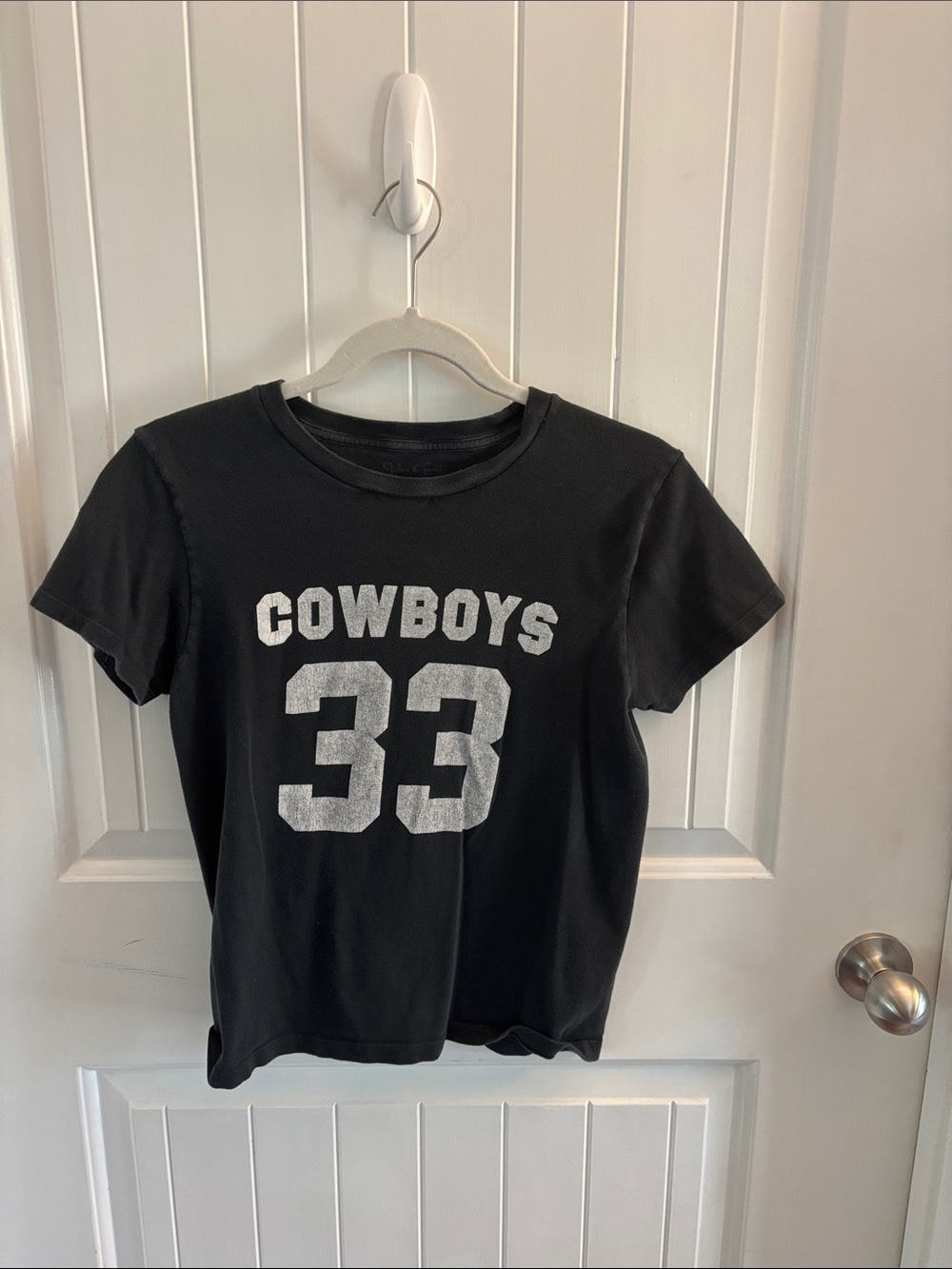 Kids Black 'Cowboys 33' Graphic Tee